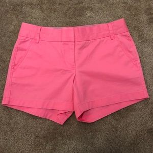 J. Crew bubblegum  pink chino shorts